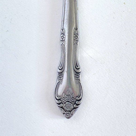 Stanley Roberts DREAM ROSE Stainless Dinner Knife Rogers Co Flatware 8.5in - Picture 2 of 5